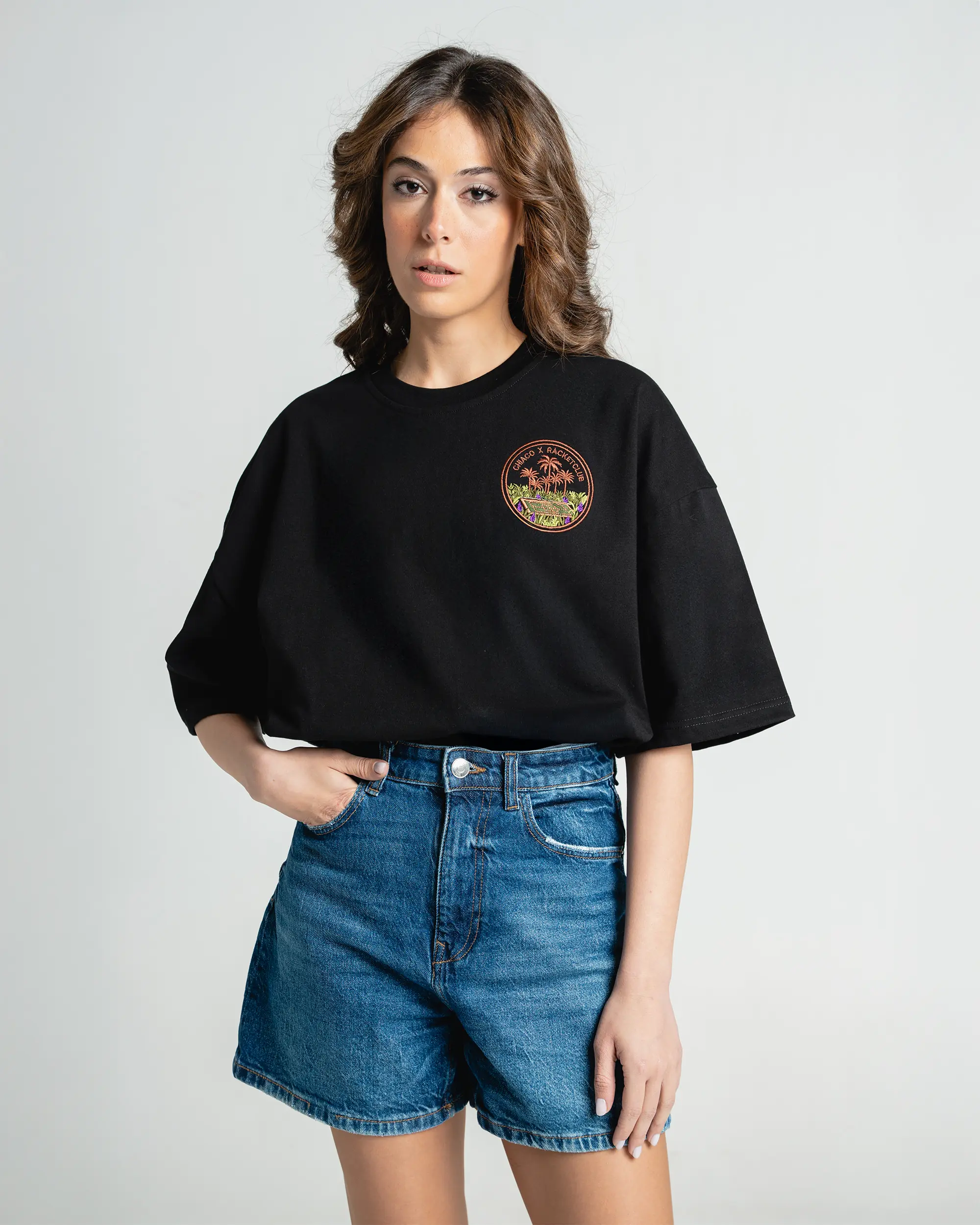 Palm & Tennis Black