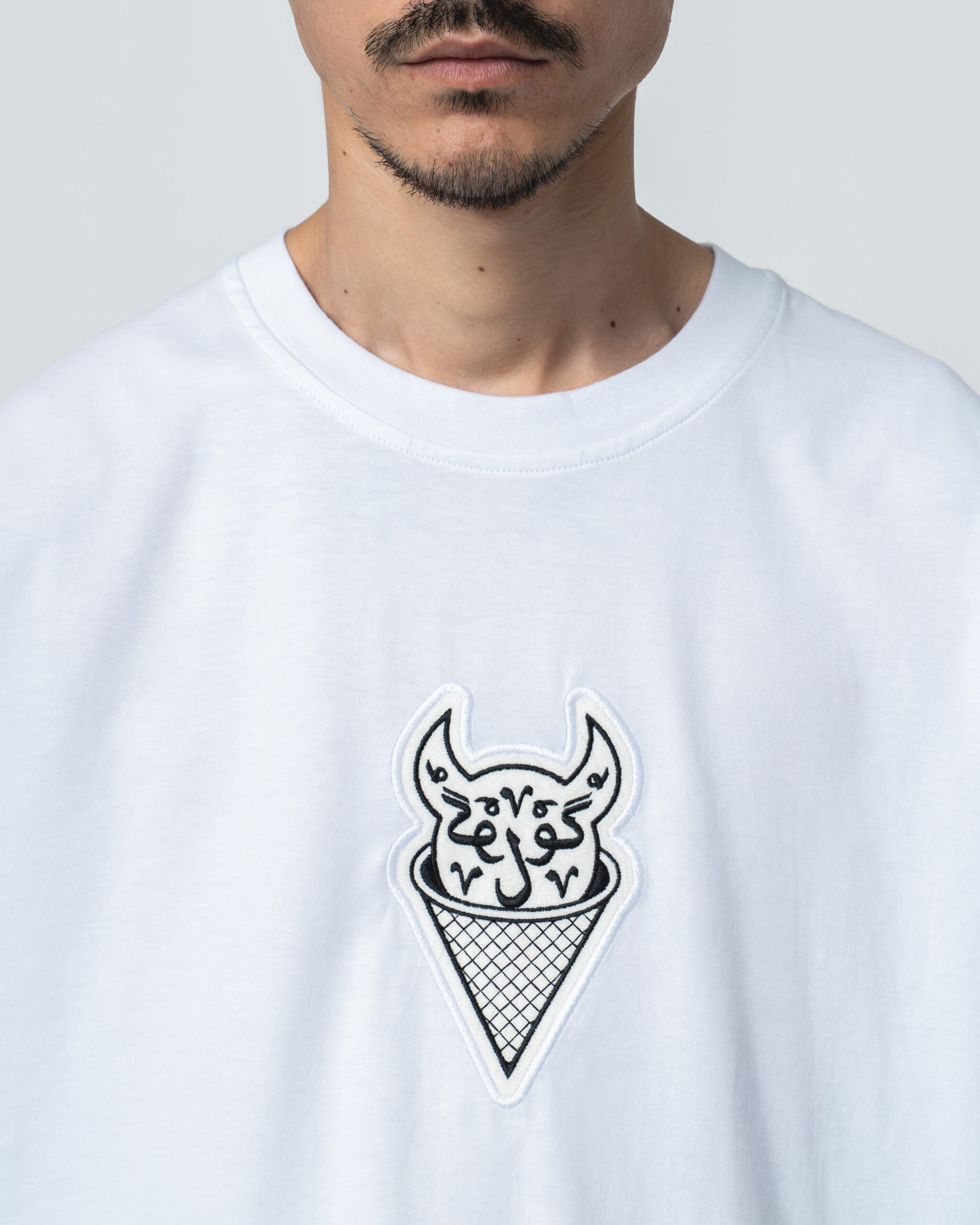 The "Gool" Tee: A Scoop of Irony (white) - Image 4