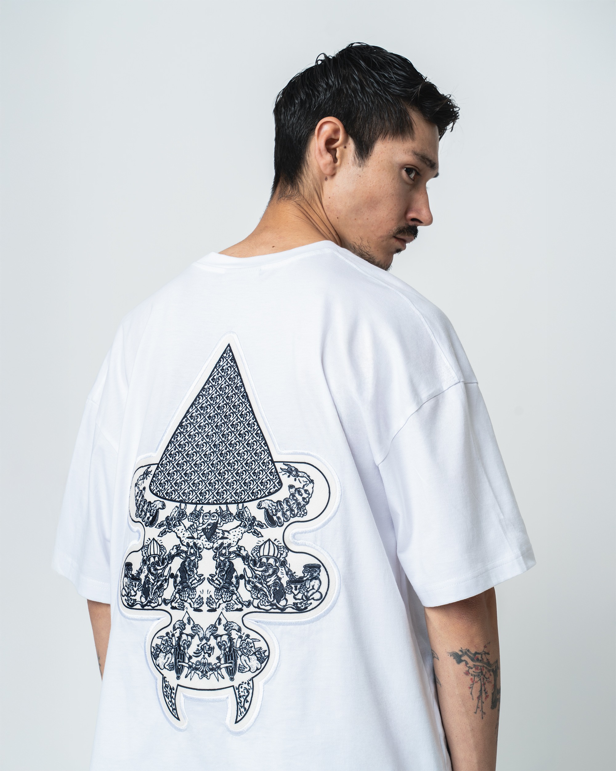 The "Gool" Tee: A Scoop of Irony (white) - Image 3